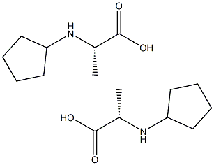 DL-Cyclopentylalanine DL-Cyclopentylalanine 구조식 이미지