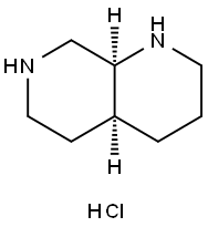 cis-Decahydro-1,7-naphthyridine dihydrochloride 구조식 이미지