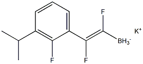 potassiuM (E)-trifluoro(3-isopropylstyryl)borate Structure