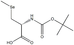 Boc-D-3-(Methylseleno)-L-alanine Structure