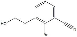 2-broMo-3-(2-hydroxyethyl)benzonitrile Structure