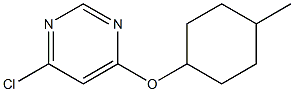 4-(4-Methylcyclohexyloxy)-6-chloropyriMidine Structure