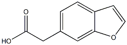 Benzofuran-6-yl-acetic acid 구조식 이미지