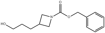 benzyl 3-(3-hydroxypropyl)azetidine-1-carboxylate Structure