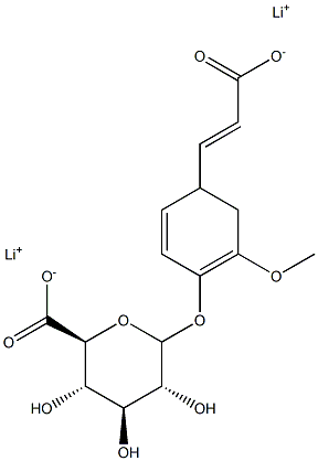 Dihydroferulic Acid 4-O-Glucuronide LithiuM Structure