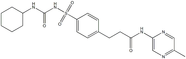 Glipizide IMpurity H-d11 구조식 이미지