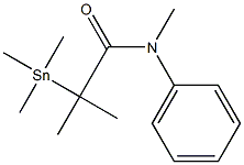 2-TriMethylstannyl N-PhenyltriMethylacetaMide 구조식 이미지