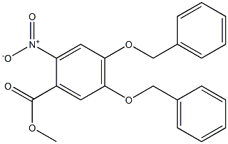 Methyl 4,5-bis(benzyloxy)-2-nitrobenzoate Structure