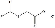 potassiuM 2-((difluoroMethyl)thio)acetate 구조식 이미지