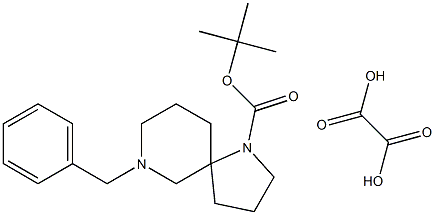 tert-butyl 7-benzyl-1,7-diazaspiro[4.5]decane-1-carboxylate oxalate Structure