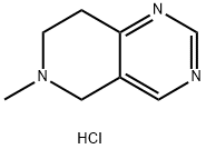 6-Methyl-5,6,7,8-tetrahydropyrido[4,3-d]pyriMidine hydrochloride Structure