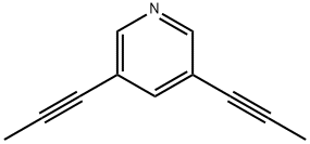 3,5-Di(prop-1-ynyl)pyridine Structure