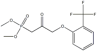 DiMethyl 2-oxo-3-(2-(trifluoroMethyl)
phenoxy)propylphosphonate Structure