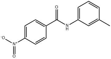 4-Nitro-N-(3-Methylphenyl)benzaMide, 97% 구조식 이미지