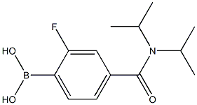 4-DiisopropylcarbaMoyl-2-fluorobenzeneboronic acid, 97% Structure