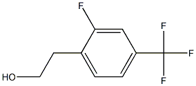 2-[2-Fluoro-4-(trifluoroMethyl)phenyl]ethanol, tech. 90% 구조식 이미지