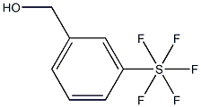 3-(Pentafluorothio)benzyl alcohol, 97% 구조식 이미지