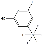 3-Fluoro-5-(pentafluorothio)phenol, 97% 구조식 이미지