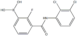 3-(2,3-DichlorophenylcarbaMoyl)-2-fluorobenzeneboronic acid, 97% 구조식 이미지
