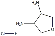 Tetrahydro-furan-3,4-diaMine.HCl 구조식 이미지