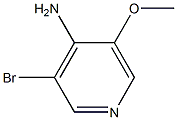 3-BroMo-5-Methoxy-pyridin-4-ylaMine Structure
