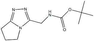 tert-butyl ((6,7-dihydro-5H-pyrrolo[2,1-c][1,2,4]triazol-3-yl)Methyl)carbaMate 구조식 이미지