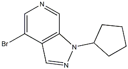 4-BroMo-1-cyclopentyl-1H-pyrazolo[3,4-c]pyridine 구조식 이미지