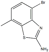 4-BroMo-7-Methyl-benzothiazol-2-ylaMine 구조식 이미지