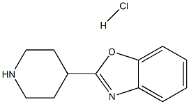 2-(4-Piperidyl)benzoxazole Hydrochloride Structure