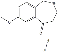 7-Methoxy-1,2,3,4-tetrahydrobenzo[c]azepin-5-one hydrochloride Structure