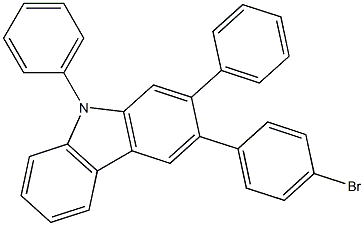 3-(4-broMo phenyl)-N-(2-Biphenyl)-9H-carbazole 구조식 이미지