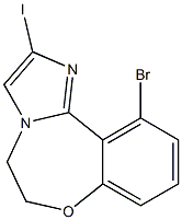 10-broMo-2-iodo-4,5-dihydro-6-oxa-1,3a-diazabenzo[e]azulene Structure