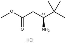 (S)-METHYL 3-AMINO-4,4-DIMETHYLPENTANATE HCL 구조식 이미지