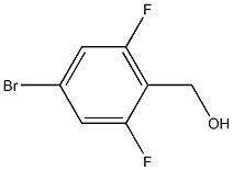 4-broMo-2,6-difluorobenzyl alcohol 구조식 이미지