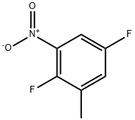 2,5-difluoro-1-methyl-3-nitrobenzene 구조식 이미지
