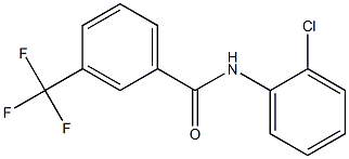 N-(2-chlorophenyl)-3-(trifluoromethyl)benzamide Structure