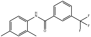 N-(2,4-dimethylphenyl)-3-(trifluoromethyl)benzamide 구조식 이미지