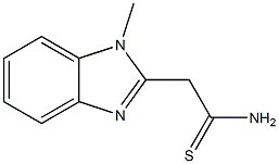 2-(1-methyl-1H-benzo[d]imidazol-2-yl)ethanethioamide Structure