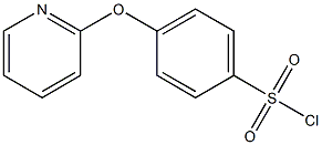 4-(pyridin-2-yloxy)benzene-1-sulfonylchloride Structure