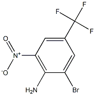 3-BroMo-5-nitro-4-aMinobenzotrifluoride 구조식 이미지