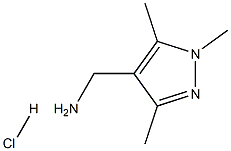 (1,3,5-Trimethyl-1H-pyrazol-4-yl)methanamine hydrochloride Structure