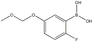 2-Fluoro-5-(methoxymethoxy)phenylboronic acid Structure