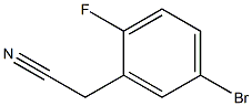 5-broMo-2-fluorophenylacetonitrile Structure
