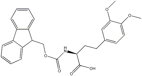FMoc-L-3,4-diMethoxy-hoMophenylalanine Structure