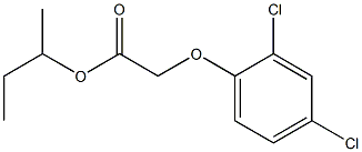 2.4-D sec-butyl ester Solution 구조식 이미지