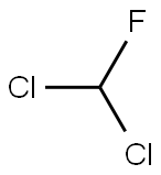 Dichlorofluoromethane Solution 구조식 이미지