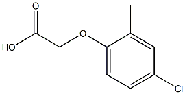 4-Chloro-o-tolyloxyacetic acid Solution 구조식 이미지