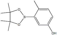 4-METHYL-3-(4,4,5,5-TETRAMETHYL-1,3,2-DIOXABOROLAN-2-YL)PHENOL 구조식 이미지