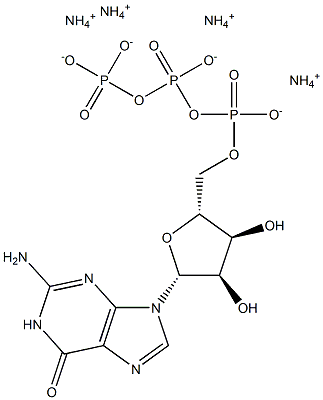 GUANOSINE 5'-TRIPHOSPHATE, AMMONIUM SALT Structure