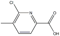6-chloro-5-Methylpicolinic acid Structure